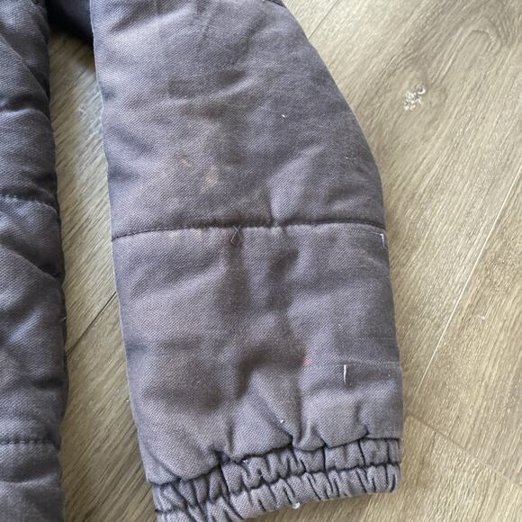 Matchstick Union Workwear Supplies Jacket Men Sz XL Brown Black Puffer - Picture 4 of 16